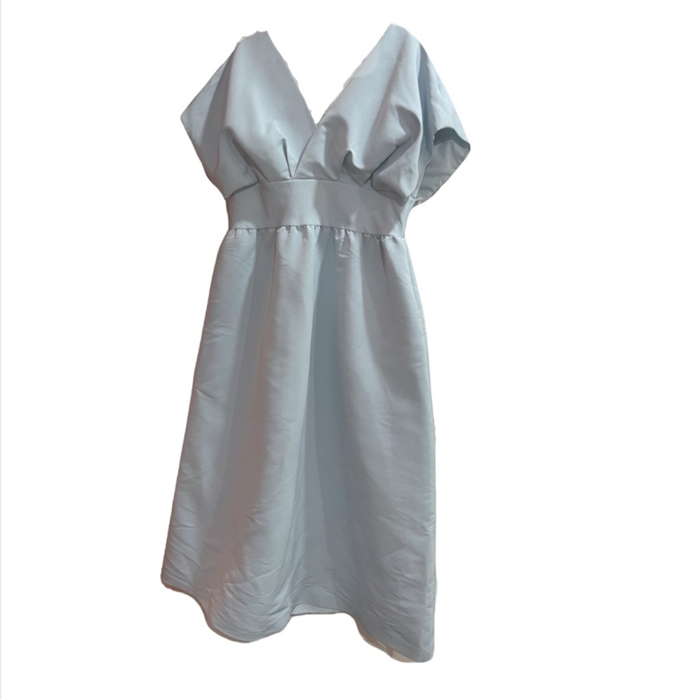 Elegant Mother of the Bride Dress | Baby Blue | Kimono Sleeve